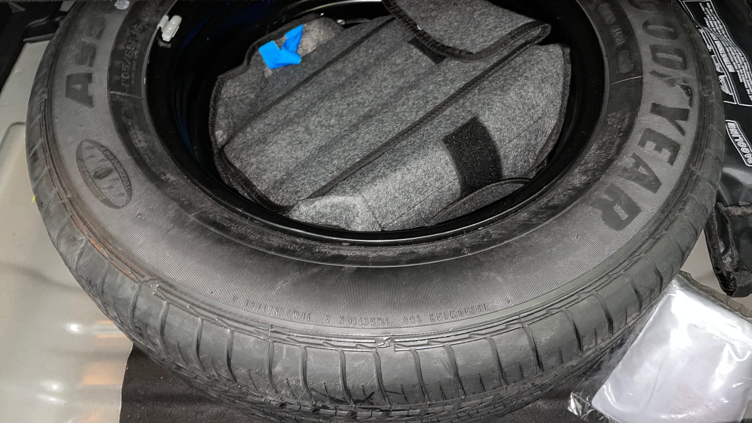Used 2023 Kia Seltos HTX 1.5 Petrol Manual tyres SPARE TYRE VIEW