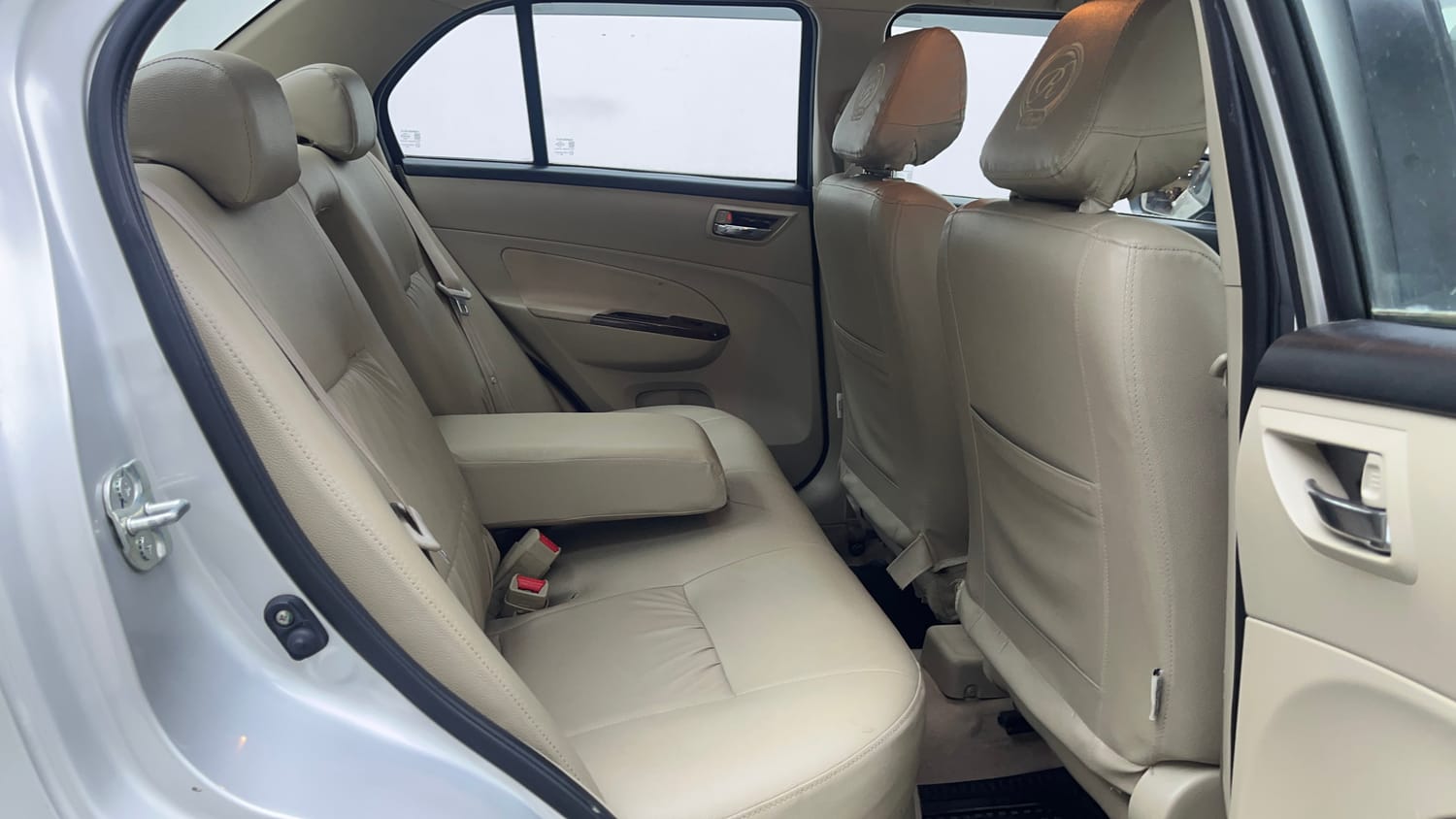 Used 2014 Maruti Suzuki Swift Dzire VXI Petrol Manual interior RIGHT SIDE REAR DOOR CABIN VIEW