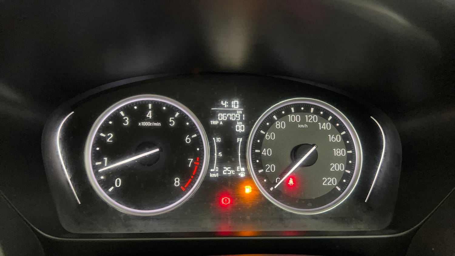 Used 2022 Honda City V Petrol Petrol Manual interior CLUSTERMETER VIEW