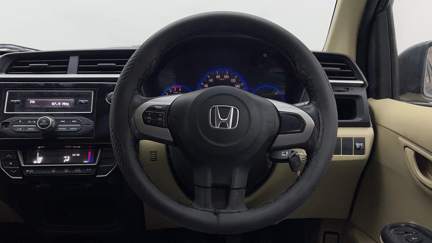 Used 2017 Honda Amaze 1.2 S i-VTEC Petrol Manual interior STEERING VIEW