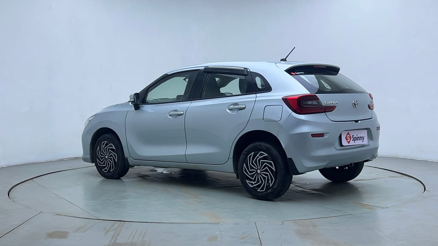 Used 2023 Toyota Glanza S AMT Petrol Automatic exterior LEFT REAR CORNER VIEW