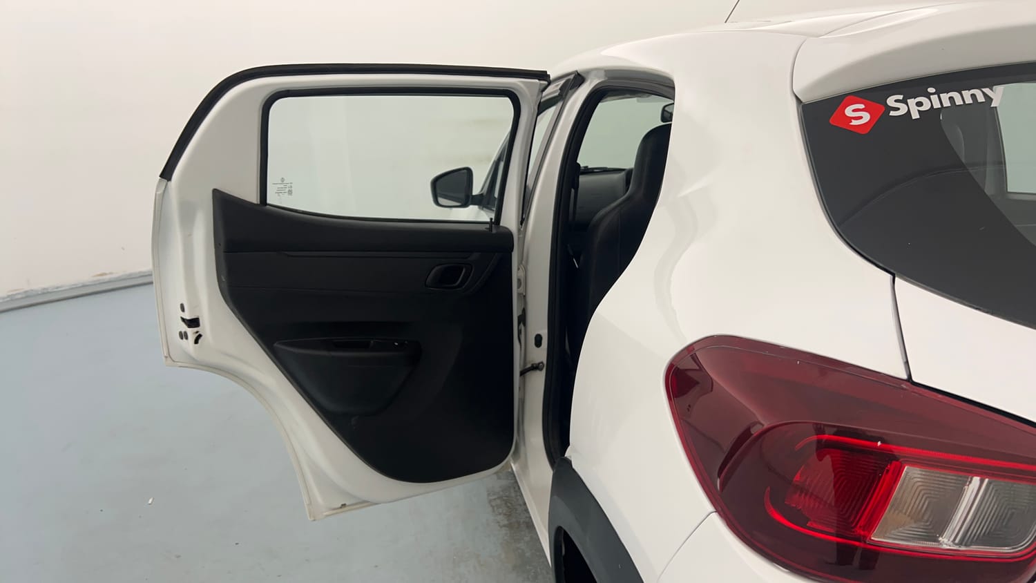 Used 2021 Renault Kwid RXT 1.0 Opt Petrol Manual interior LEFT REAR DOOR OPEN VIEW