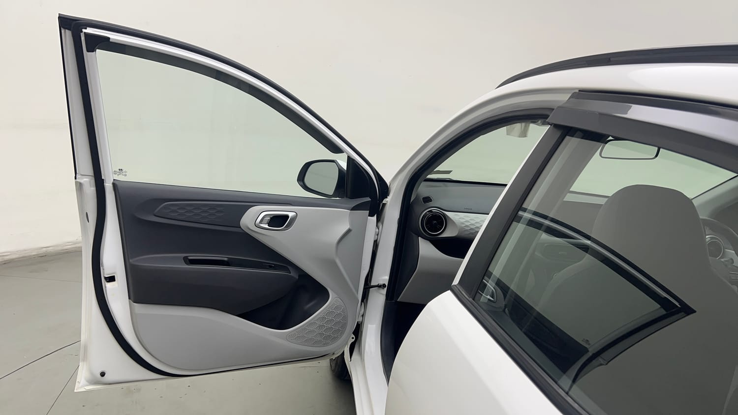 Used 2023 Hyundai Grand i10 Nios Sportz 1.2 Kappa VTVT Petrol Manual interior LEFT FRONT DOOR OPEN VIEW