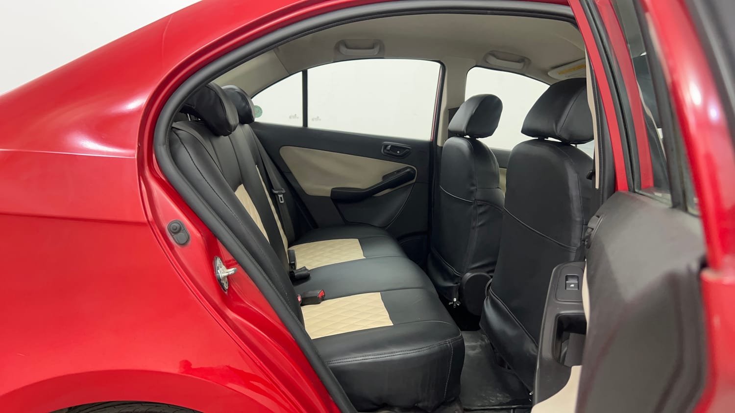 Used 2014 Tata Zest XMS Petrol Petrol Manual interior RIGHT SIDE REAR DOOR CABIN VIEW