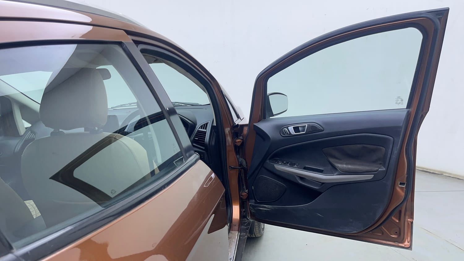 Used 2018 Ford EcoSport Titanium 1.5L Ti-VCT Petrol Manual interior RIGHT FRONT DOOR OPEN VIEW