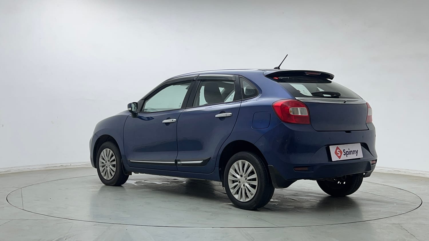 Used 2021 Maruti Suzuki Baleno Delta Petrol+CNG (Outside Fitted) Cng Manual exterior LEFT REAR CORNER VIEW