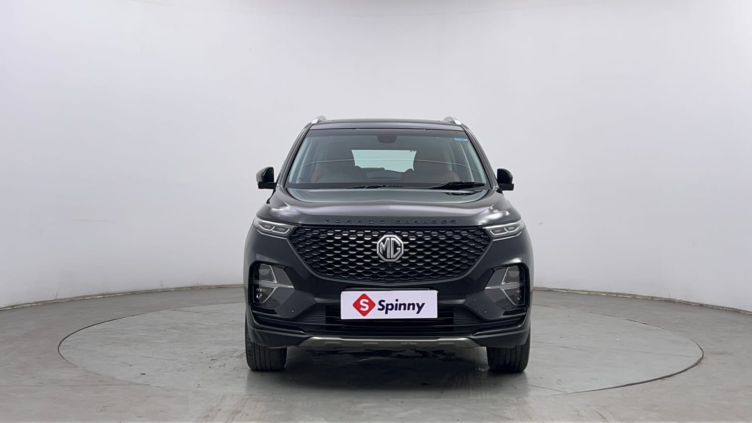 Used 2022 MG Motors Hector Plus Sharp 1.5 Petrol Turbo CVT 6-STR Petrol Automatic exterior FRONT VIEW