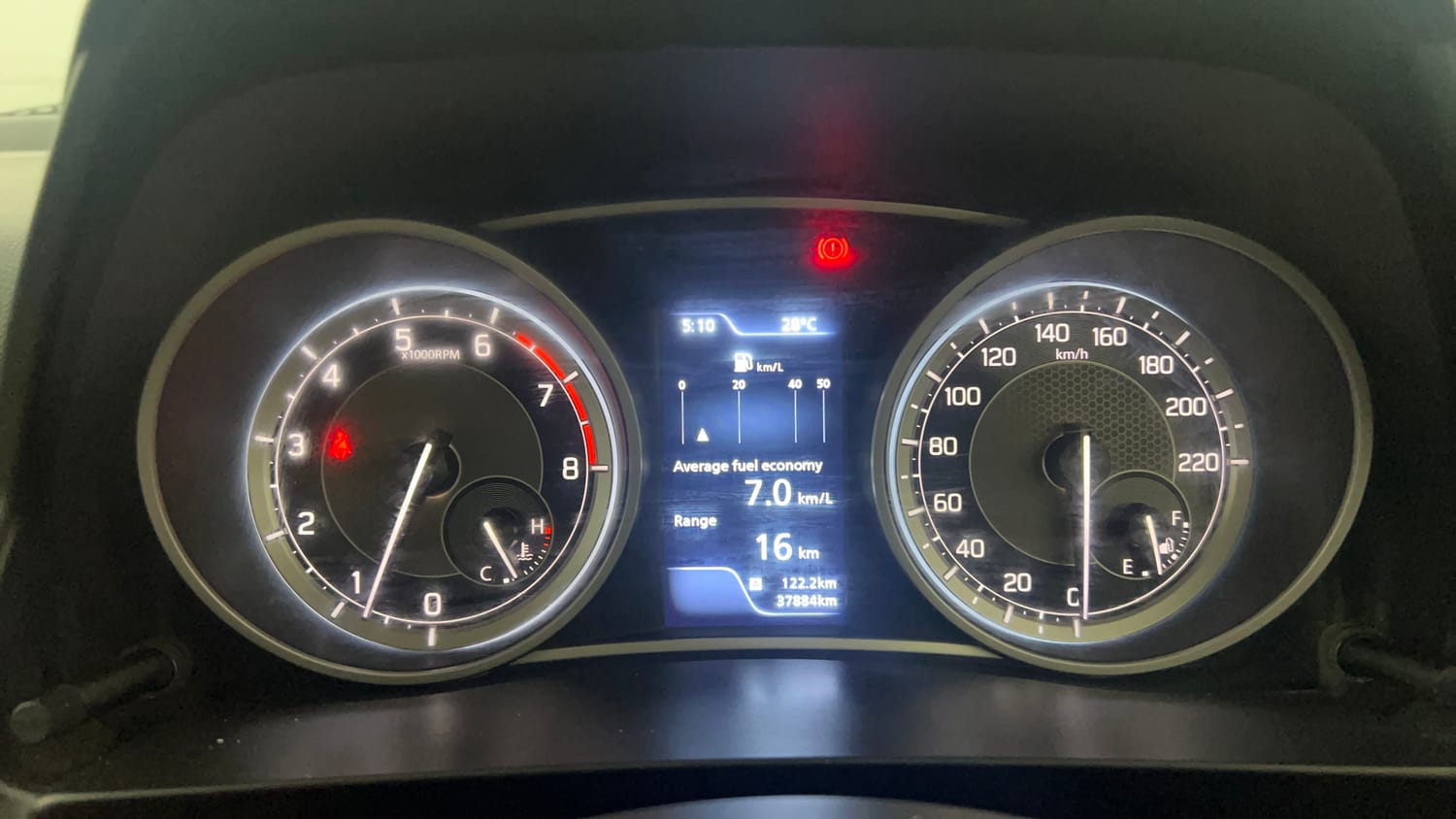 Used 2022 Maruti Suzuki Dzire ZXi Plus Petrol Manual interior CLUSTERMETER VIEW