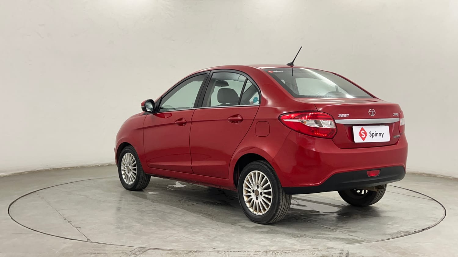 Used 2014 Tata Zest XMS Petrol Petrol Manual exterior LEFT REAR CORNER VIEW