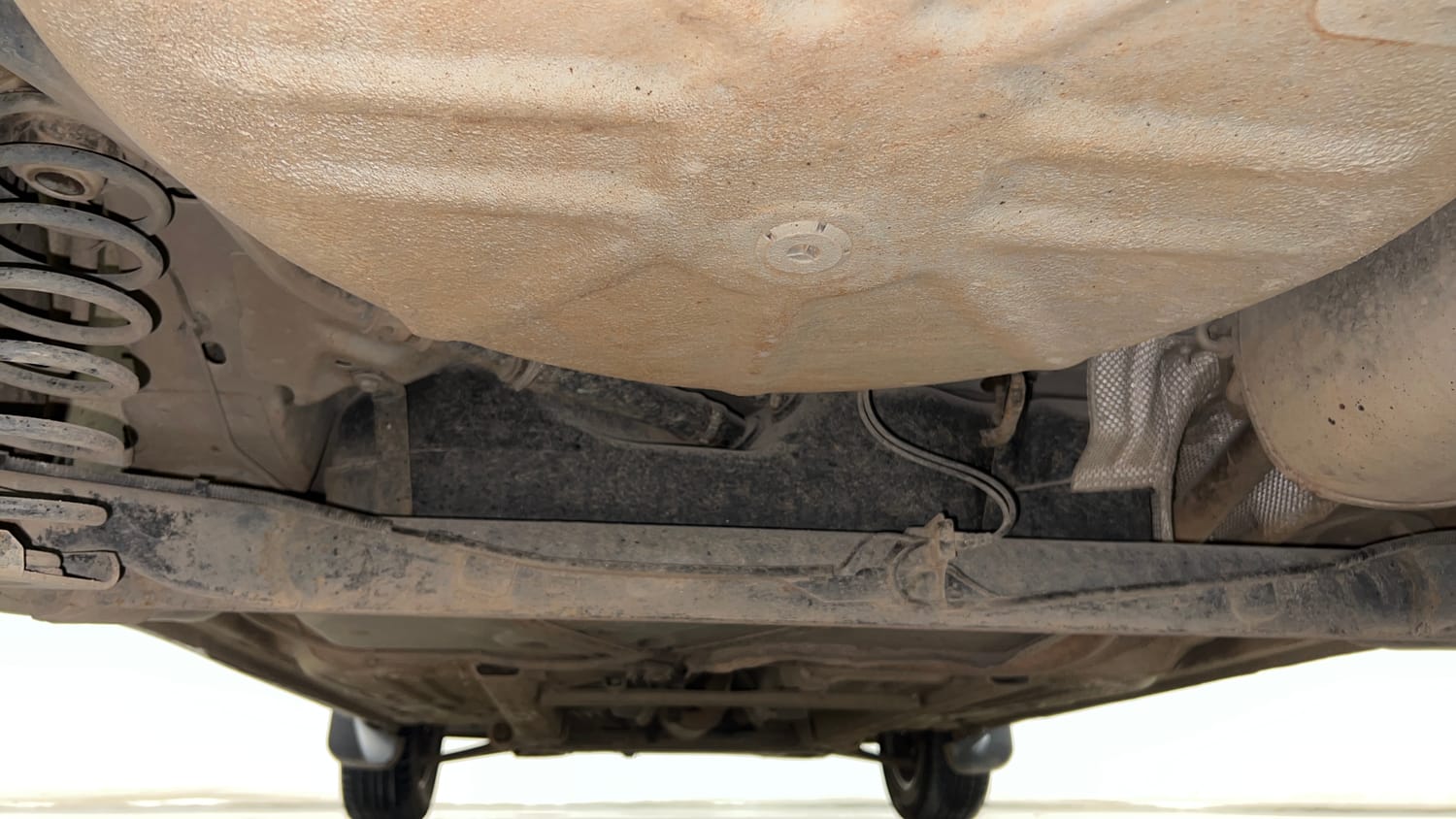 Used 2015 Ford Figo Duratec Petrol Titanium 1.2 Petrol Manual extra REAR UNDERBODY VIEW (TAKEN FROM REAR)