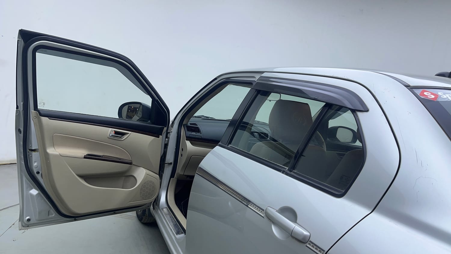 Used 2014 Maruti Suzuki Swift Dzire VXI Petrol Manual interior LEFT FRONT DOOR OPEN VIEW