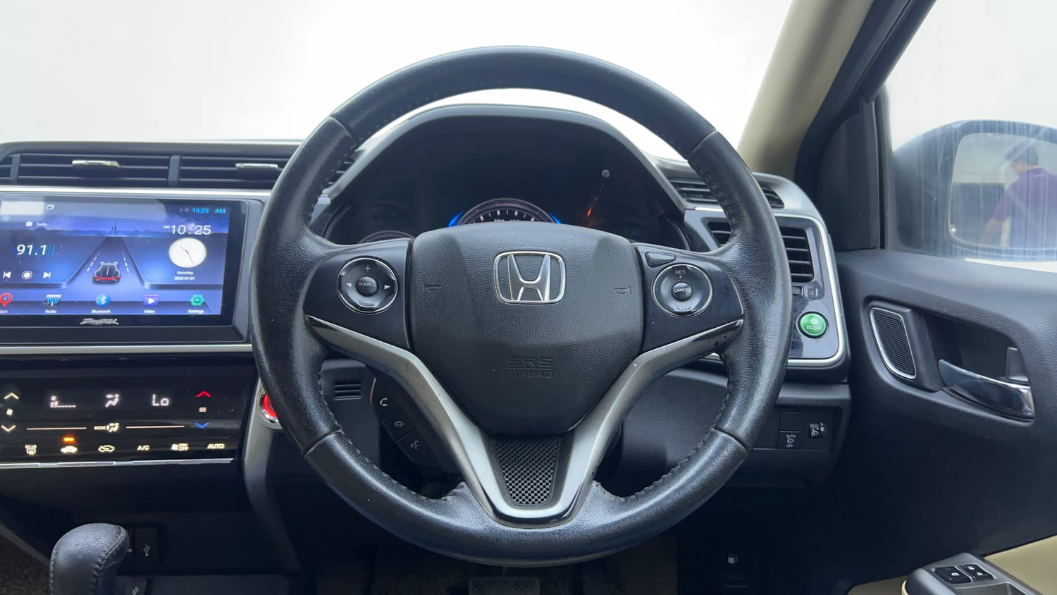 Used 2017 Honda City ZX CVT Petrol Petrol Automatic interior STEERING VIEW