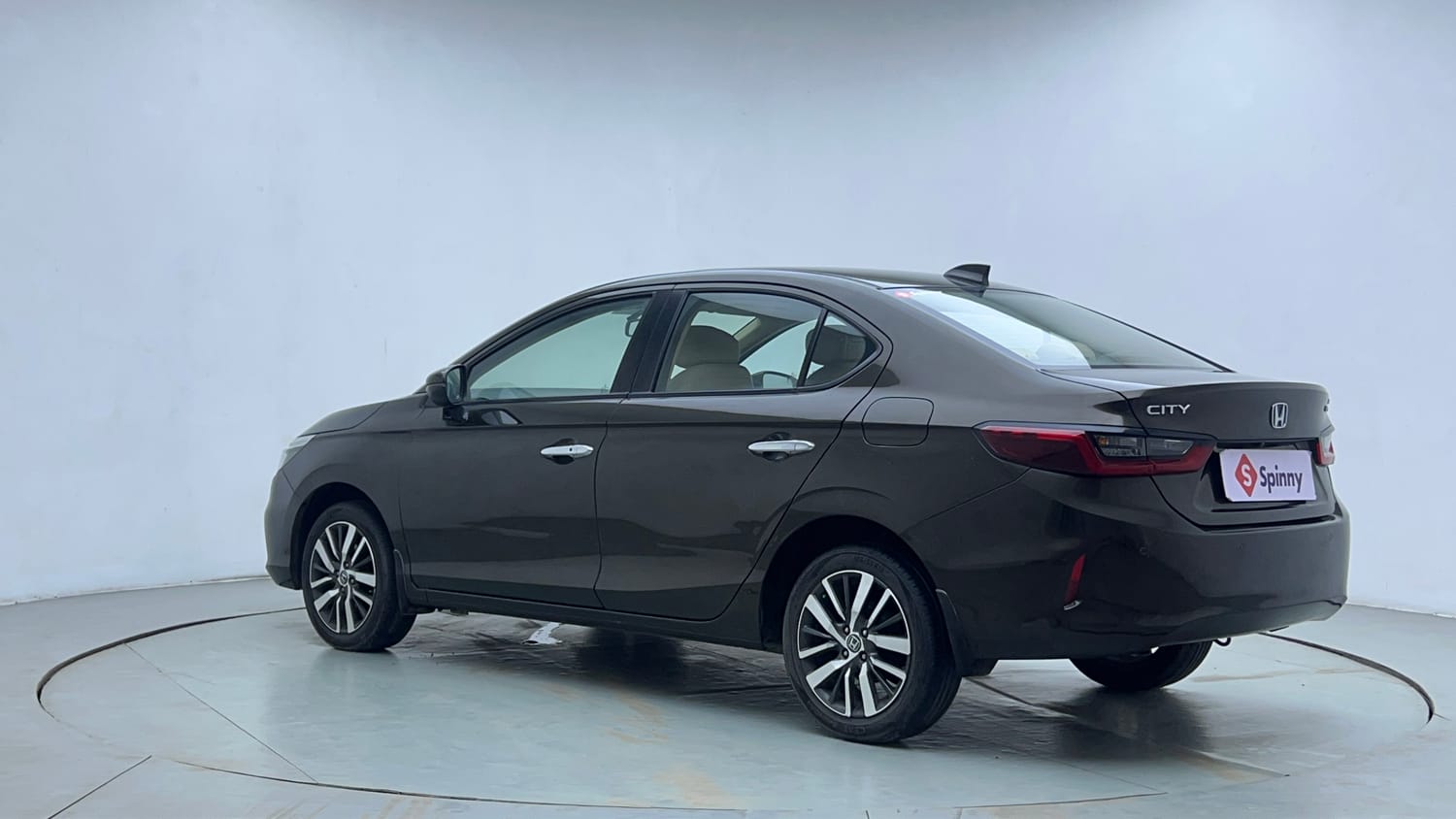 Used 2021 Honda City ZX CVT Petrol Petrol Automatic exterior LEFT REAR CORNER VIEW
