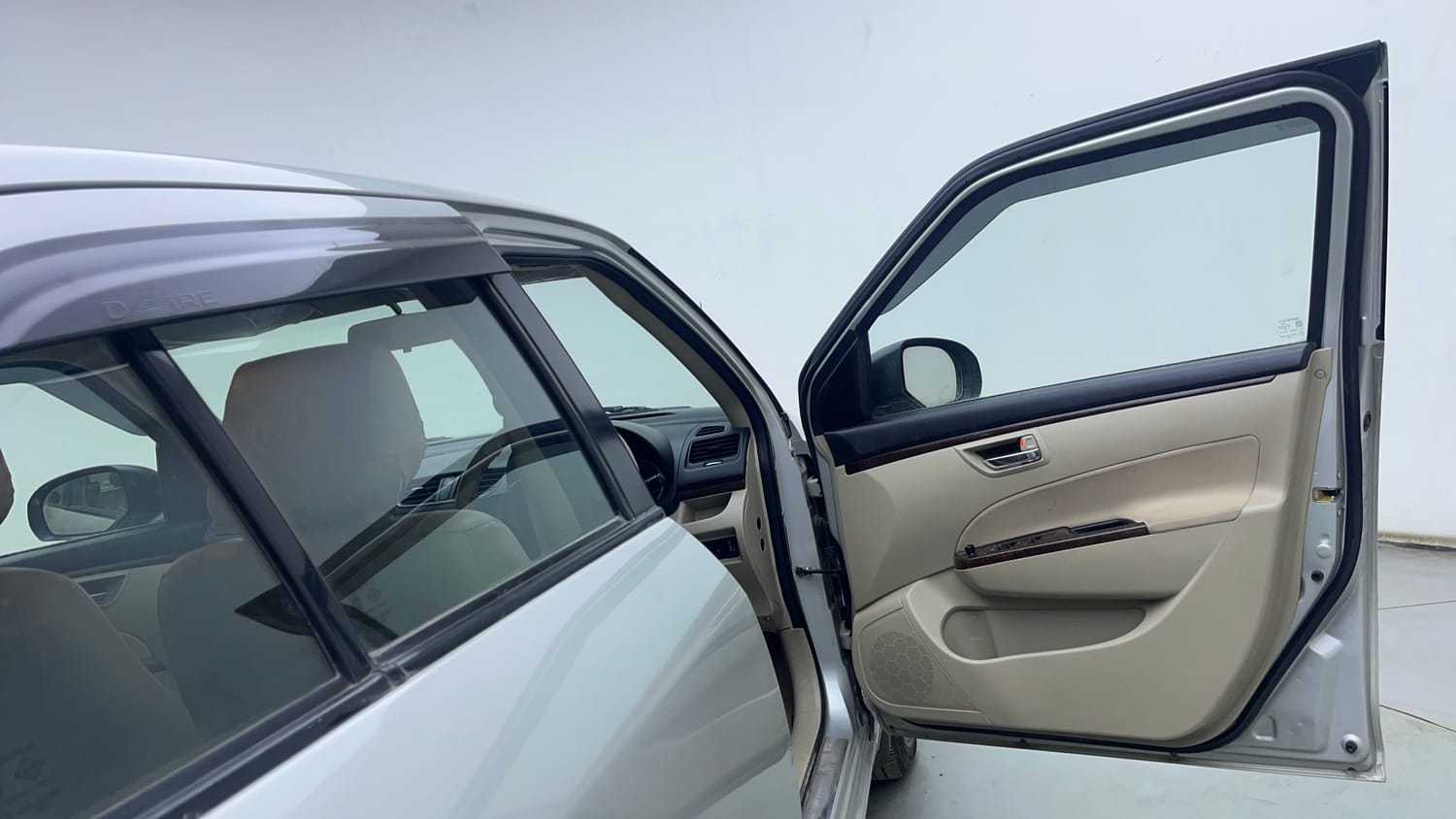 Used 2014 Maruti Suzuki Swift Dzire VXI Petrol Manual interior RIGHT FRONT DOOR OPEN VIEW