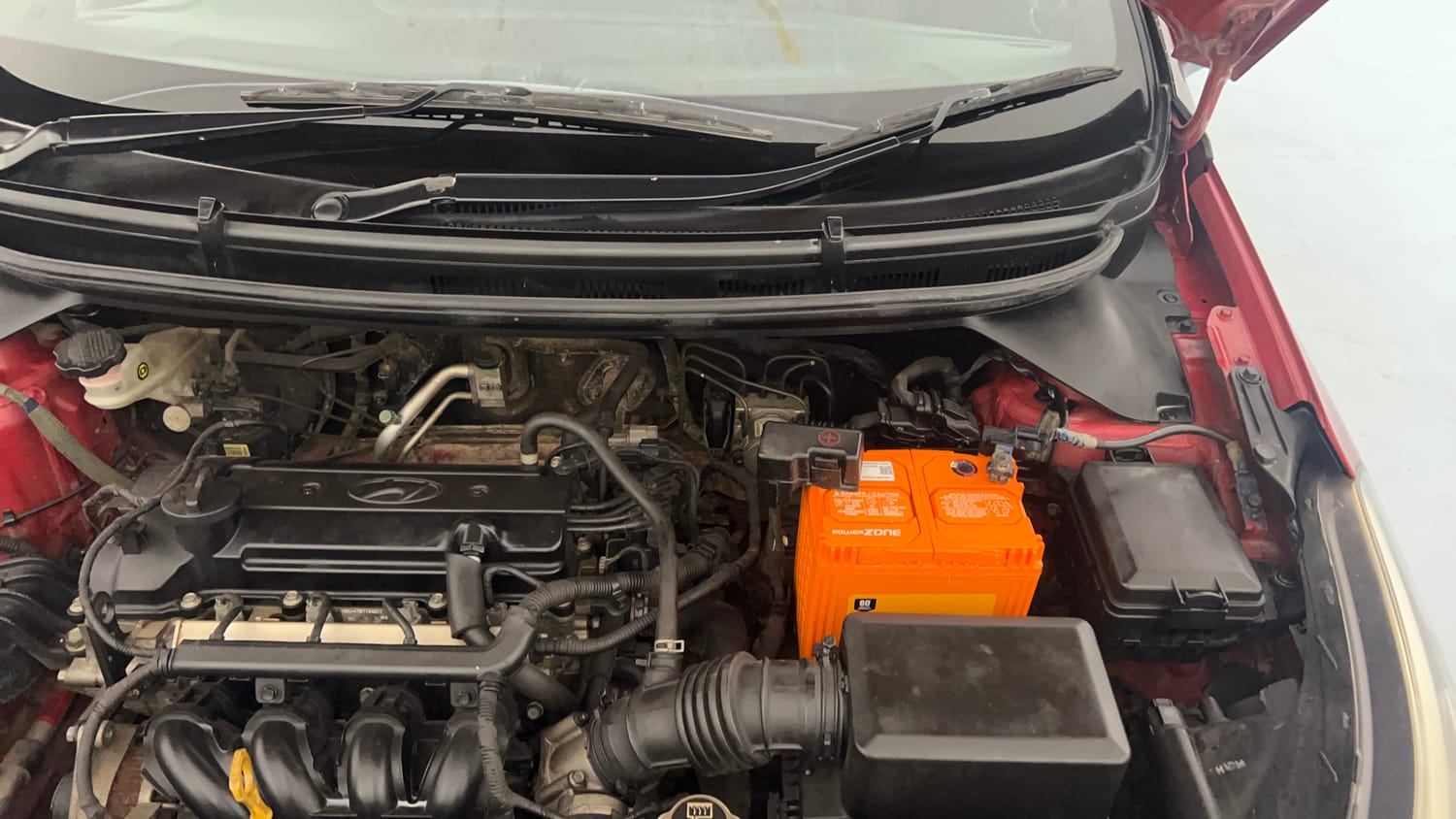Used 2017 Hyundai Elite i20 Asta 1.2 Petrol Manual engine ENGINE LEFT SIDE VIEW