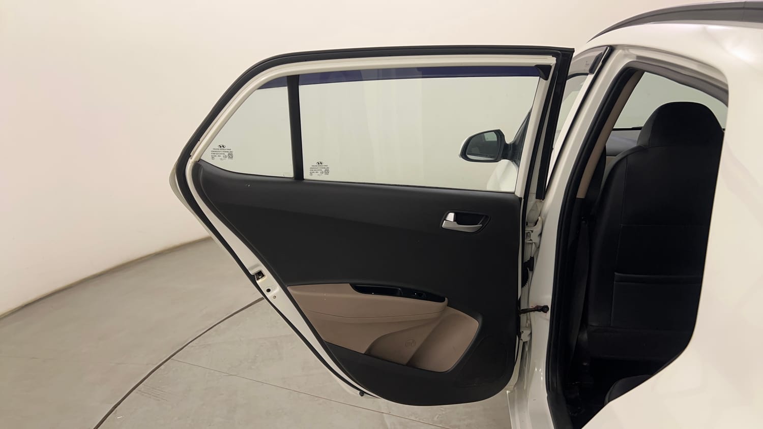 Used 2016 Hyundai Grand i10 Sportz 1.2 Kappa VTVT Petrol Manual interior LEFT REAR DOOR OPEN VIEW