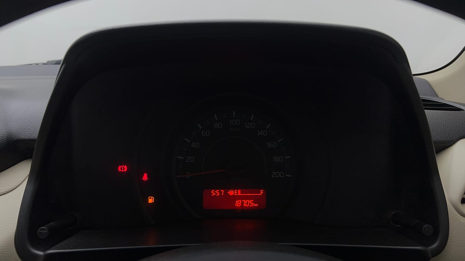 Used 2022 Maruti Suzuki Dzire LXi Petrol Manual interior CLUSTERMETER VIEW