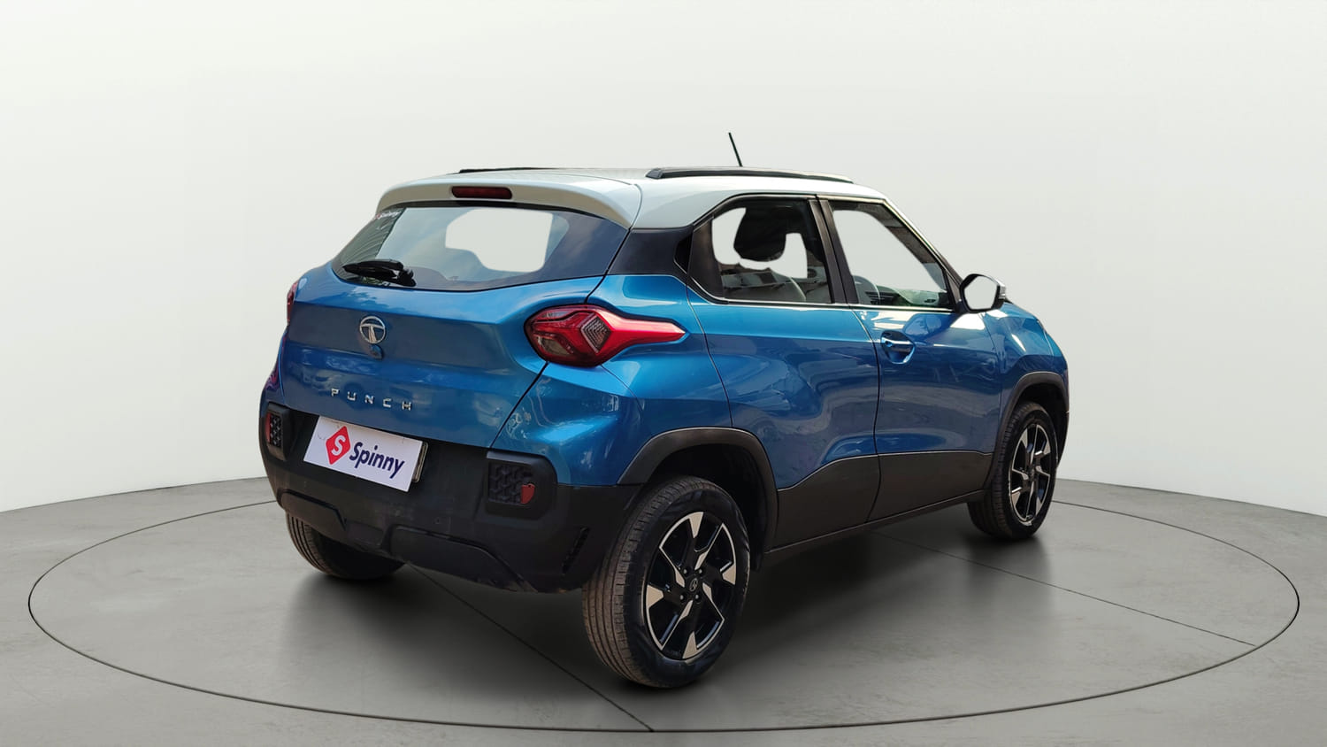 Used 2025 Tata Punch Creative Dual Tone Petrol Manual exterior RIGHT REAR CORNER VIEW