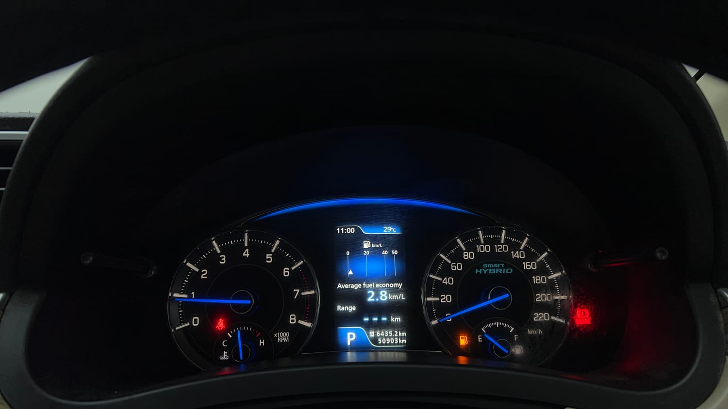 Used 2020 Maruti Suzuki Ciaz Alpha 1.5 AT Petrol Automatic interior CLUSTERMETER VIEW