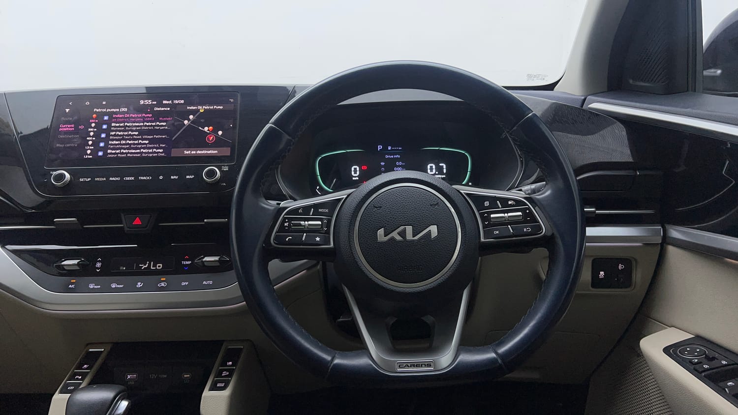Used 2022 Kia Carens Luxury Plus 1.5 Diesel AT 7 STR Diesel Automatic interior STEERING VIEW