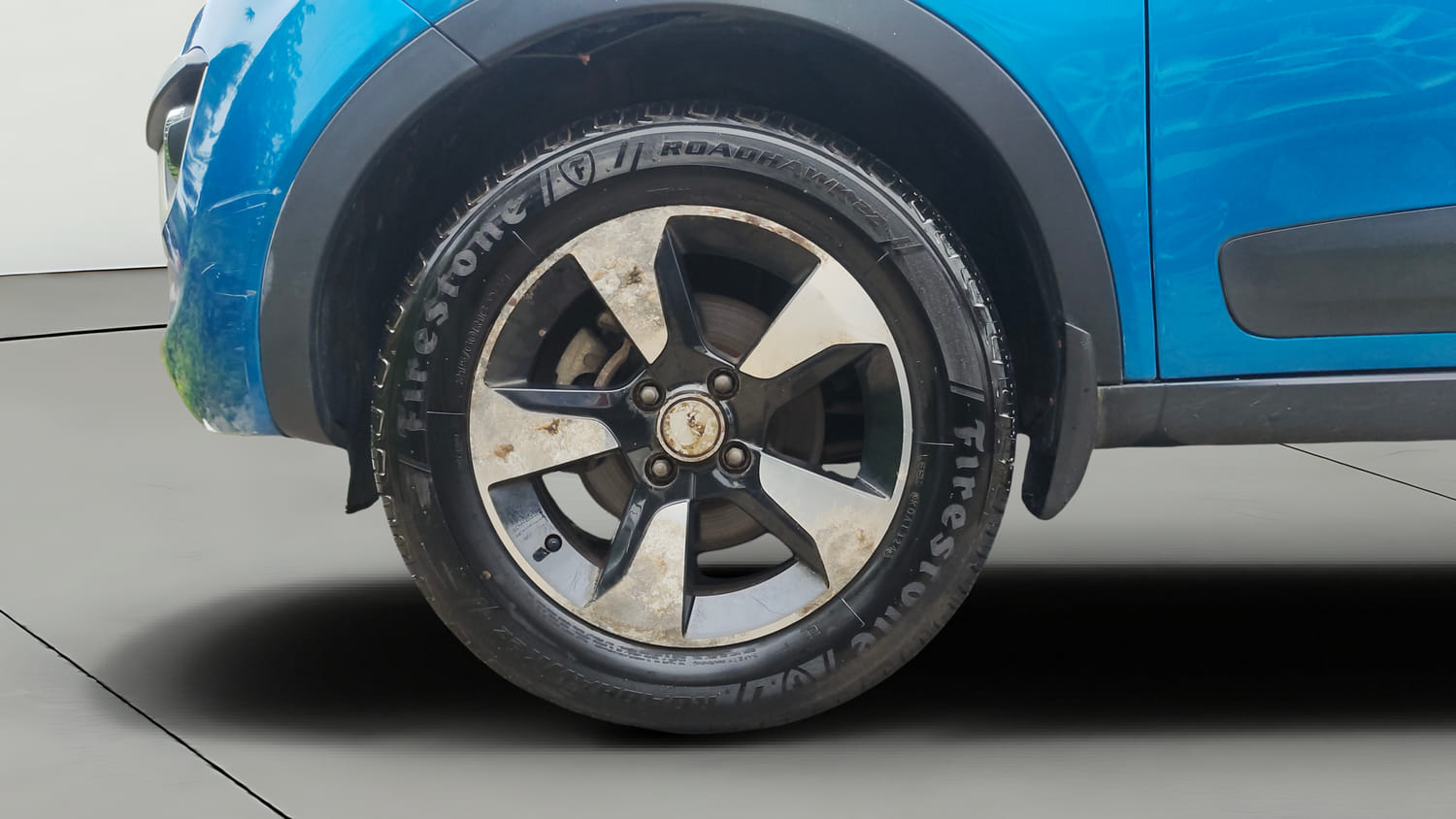Used 2017 Tata Nexon XZ Plus Diesel Diesel Manual tyres LEFT FRONT TYRE RIM VIEW