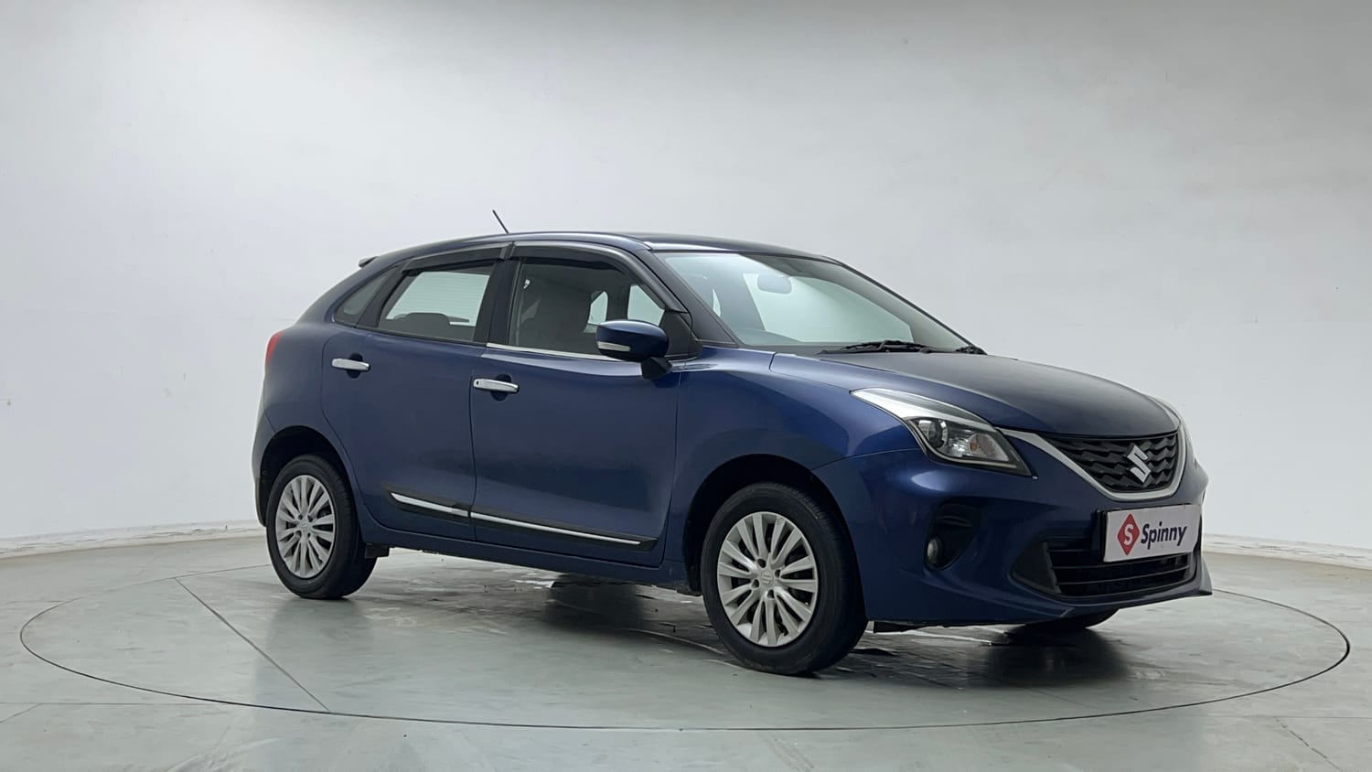 Used 2021 Maruti Suzuki Baleno Delta Petrol+CNG (Outside Fitted) Cng Manual exterior RIGHT FRONT CORNER VIEW