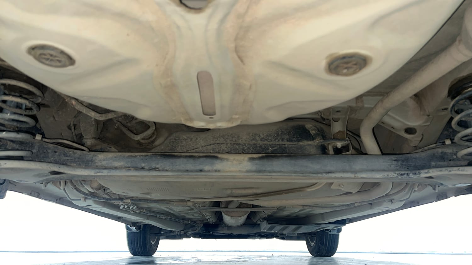 Used 2022 Maruti Suzuki Dzire ZXi Plus Petrol Manual extra REAR UNDERBODY VIEW (TAKEN FROM REAR)