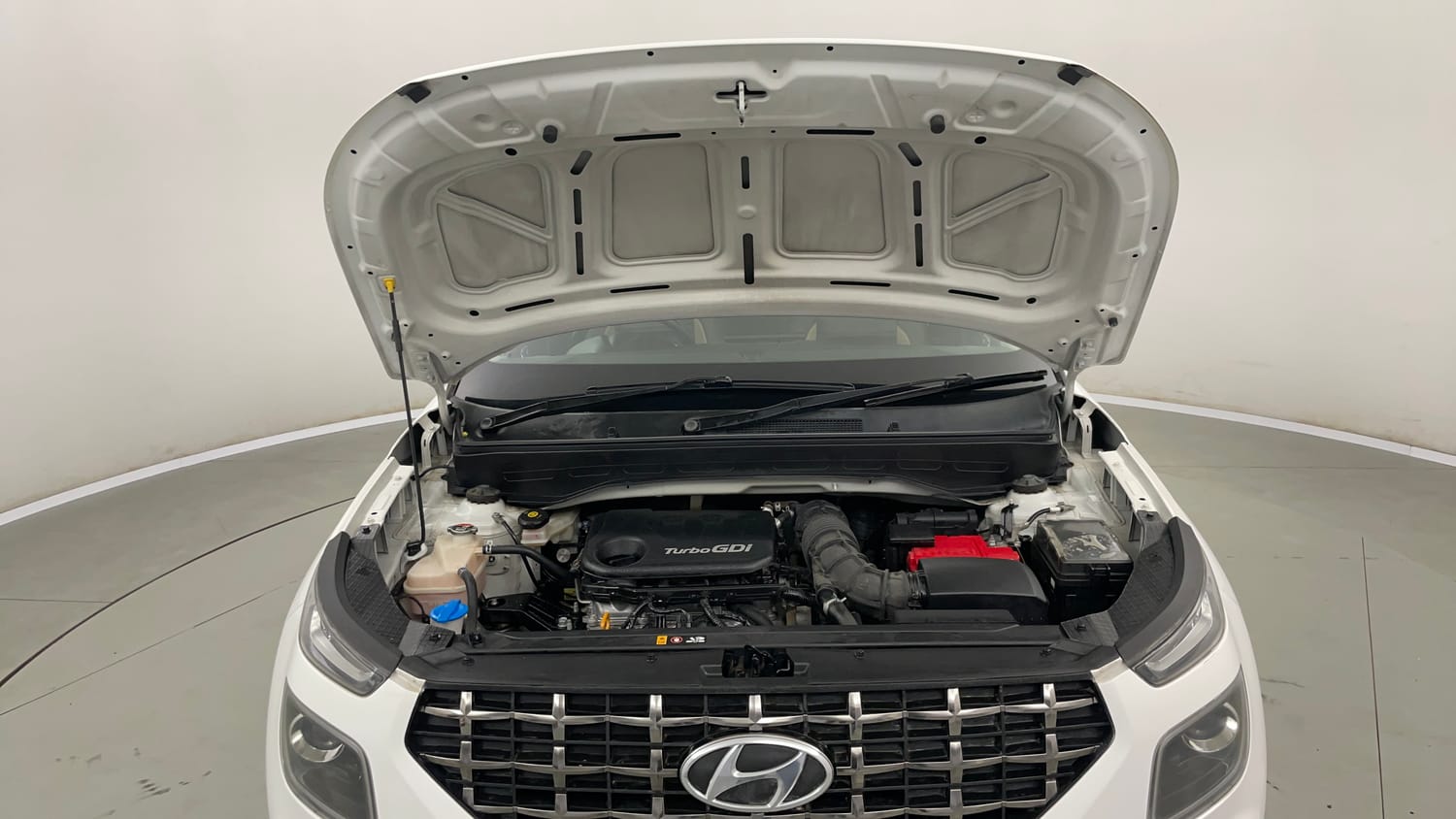 Used 2022 Hyundai Venue SX 1.0 Turbo Petrol Manual engine ENGINE & BONNET OPEN FRONT VIEW