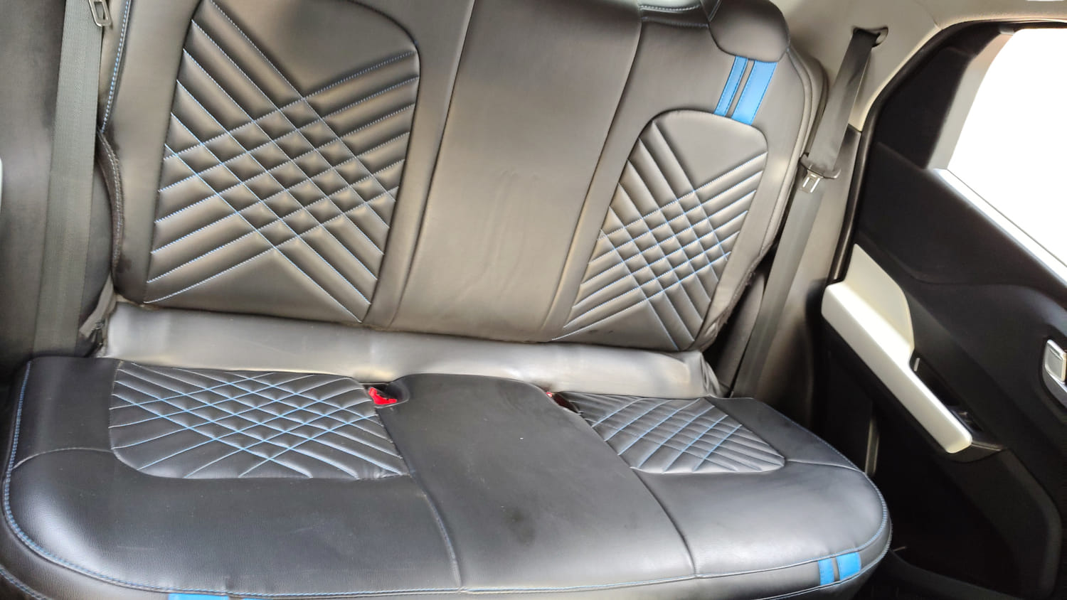 Used 2025 Tata Punch Creative Dual Tone Petrol Manual interior REAR SEAT CONDITION VIEW