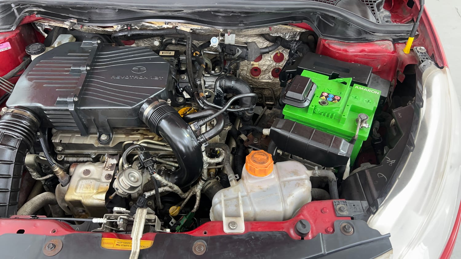 Used 2014 Tata Zest XMS Petrol Petrol Manual engine ENGINE LEFT SIDE VIEW
