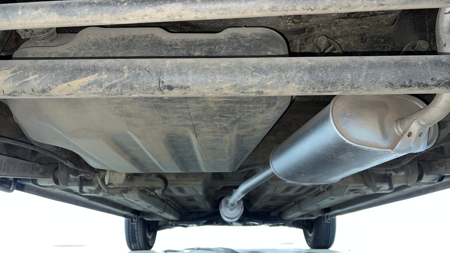 Used 2013 Maruti Suzuki A-Star ZXI Petrol Manual extra REAR UNDERBODY VIEW (TAKEN FROM REAR)