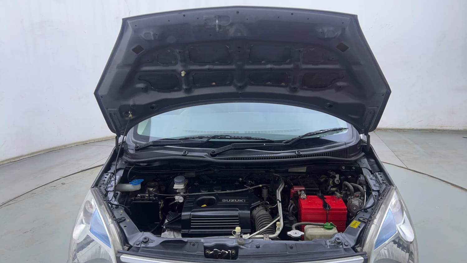 Used 2013 Maruti Suzuki Wagon R 1.0 LXI CNG (outside fitted) Cng Manual engine ENGINE & BONNET OPEN FRONT VIEW