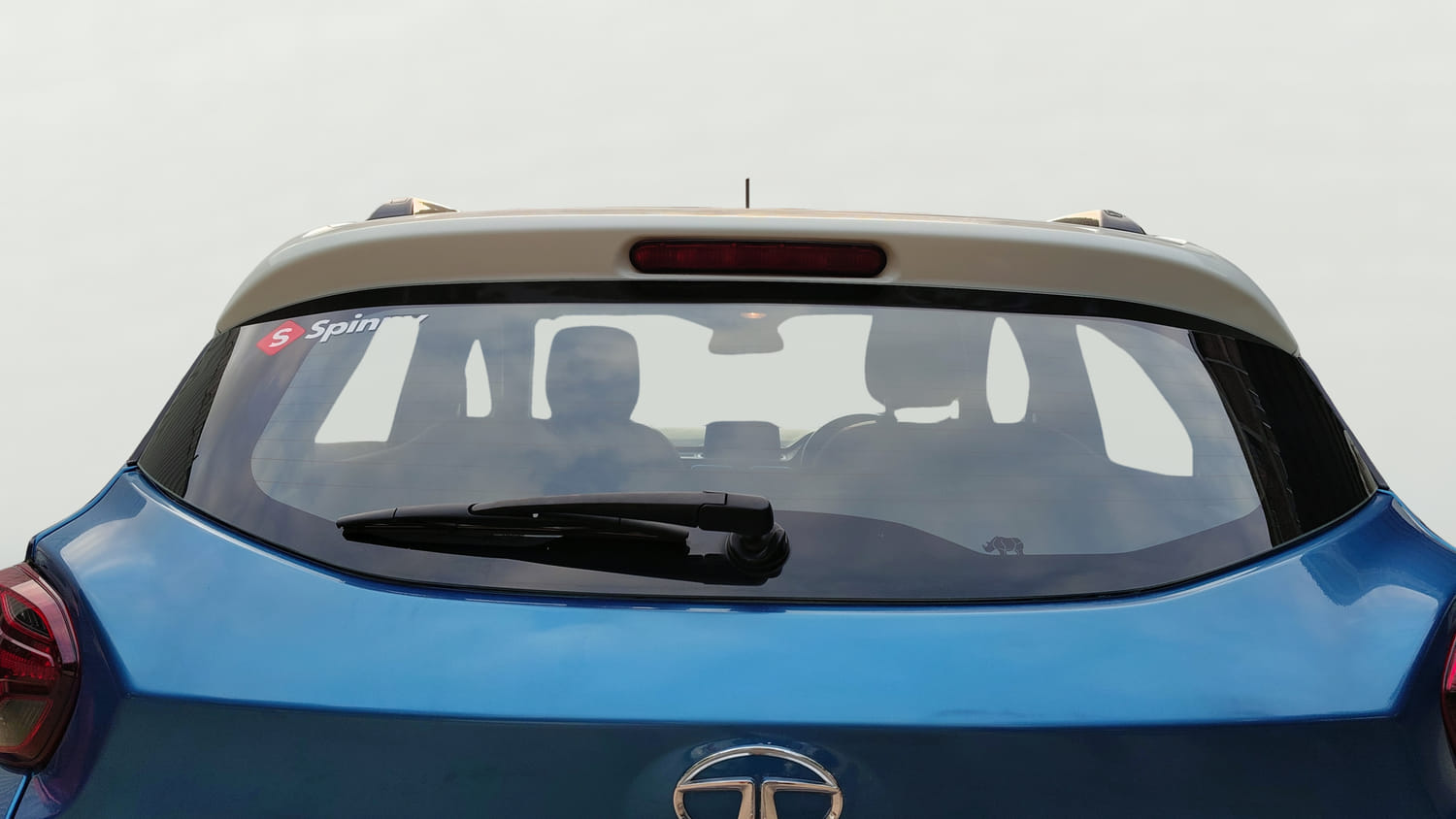 Used 2025 Tata Punch Creative Dual Tone Petrol Manual exterior BACK WINDSHIELD VIEW