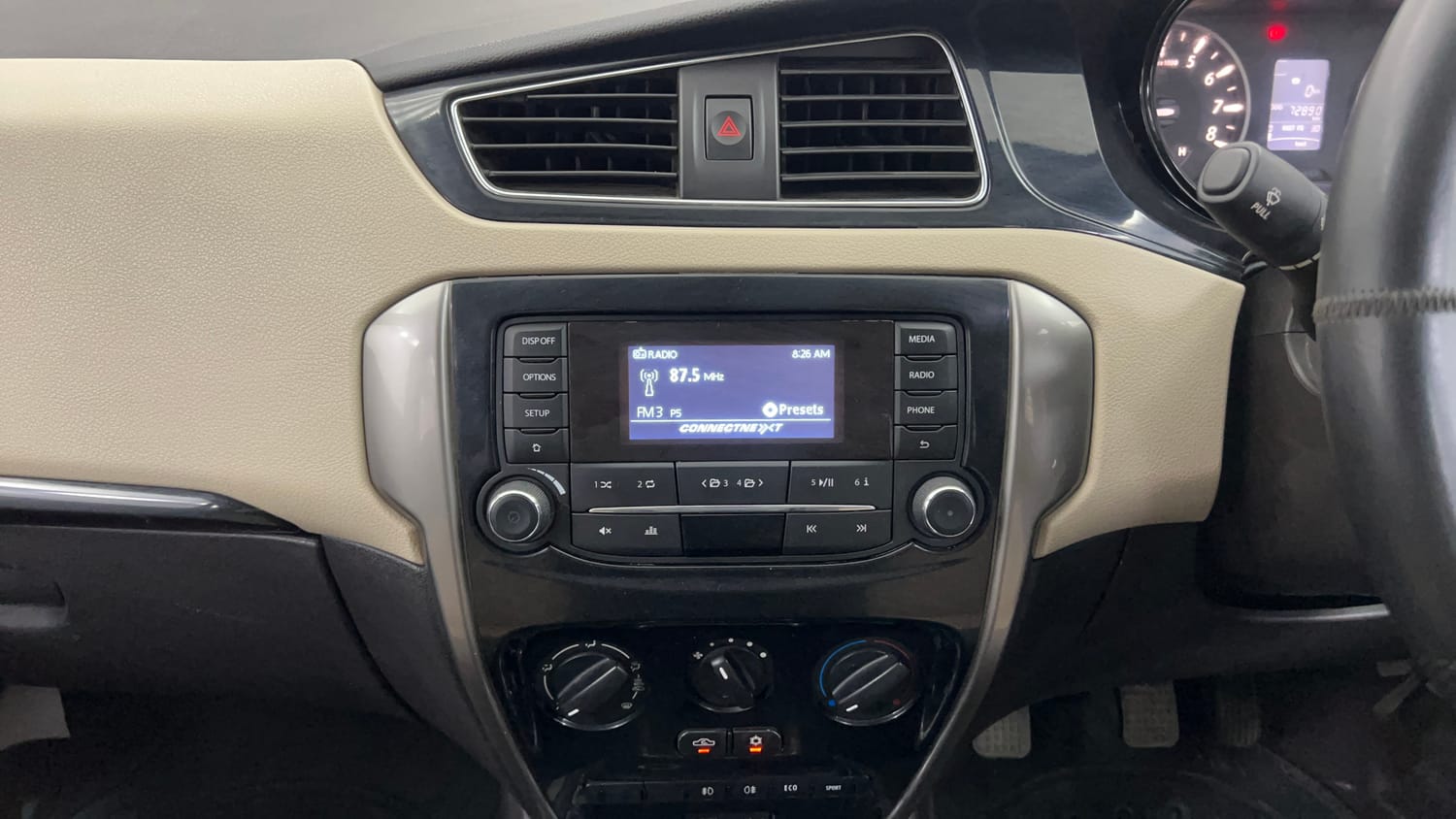 Used 2014 Tata Zest XMS Petrol Petrol Manual interior MUSIC SYSTEM & AC CONTROL VIEW