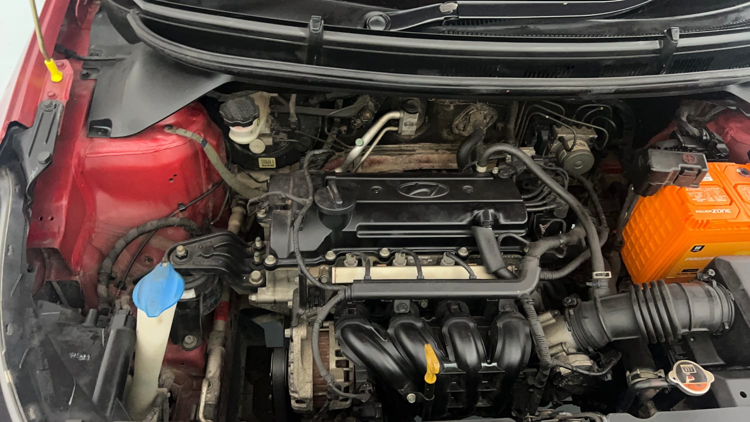 Used 2017 Hyundai Elite i20 Asta 1.2 Petrol Manual engine ENGINE RIGHT SIDE VIEW