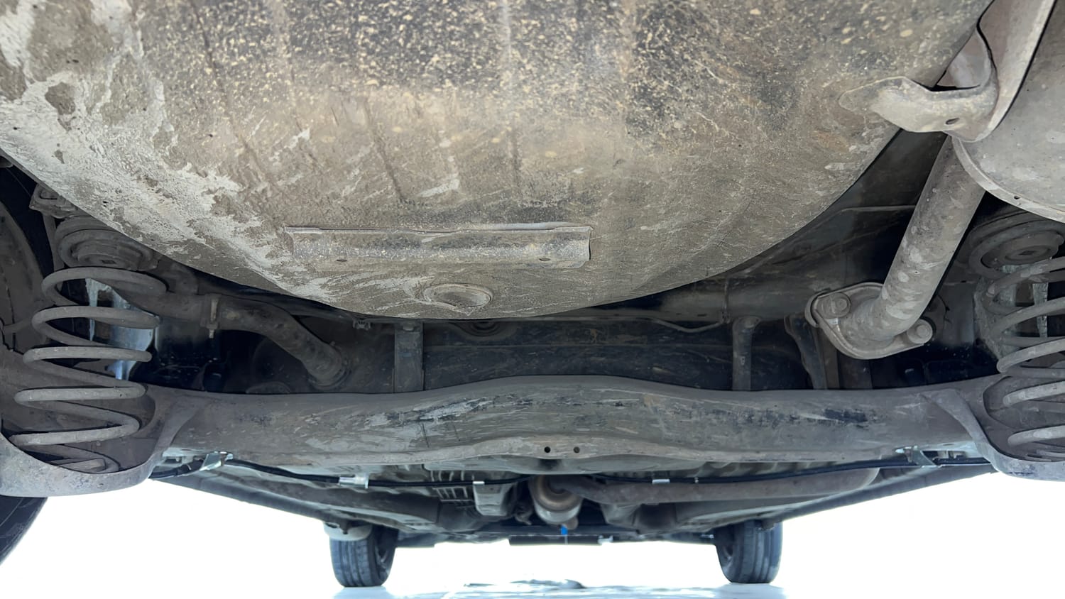 Used 2017 Honda Amaze 1.2 S i-VTEC Petrol Manual extra REAR UNDERBODY VIEW (TAKEN FROM REAR)