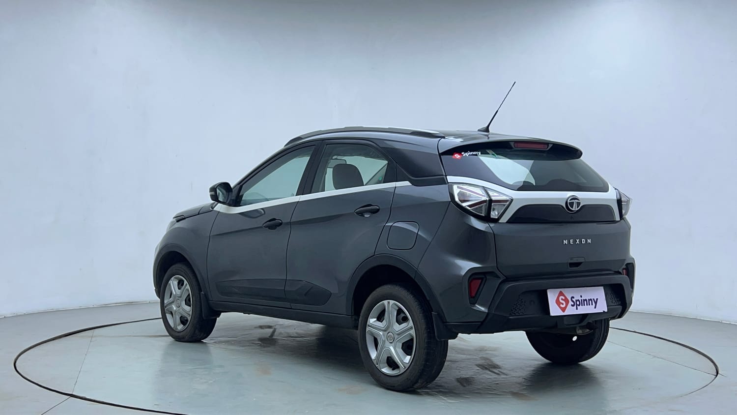 Used 2021 Tata Nexon XM Petrol Manual exterior LEFT REAR CORNER VIEW