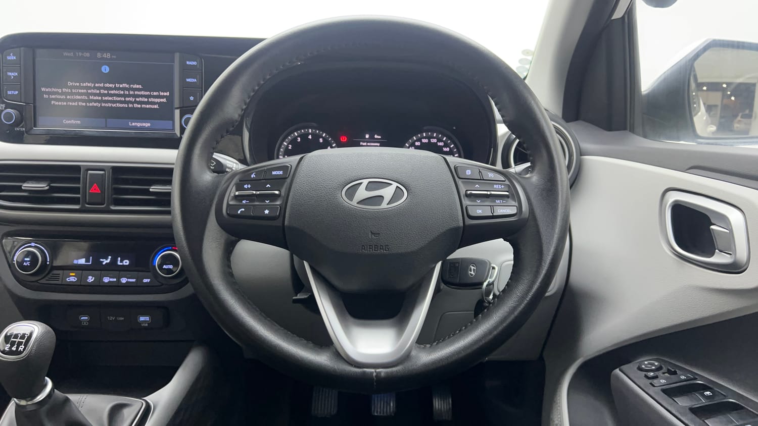 Used 2023 Hyundai Grand i10 Nios Sportz 1.2 Kappa VTVT Petrol Manual interior STEERING VIEW