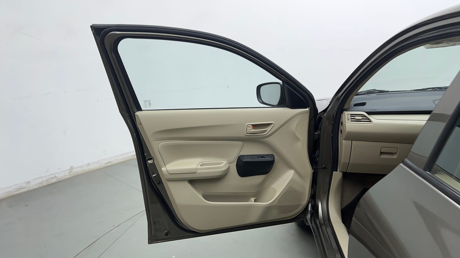 Used 2022 Maruti Suzuki Dzire LXi Petrol Manual interior LEFT FRONT DOOR OPEN VIEW