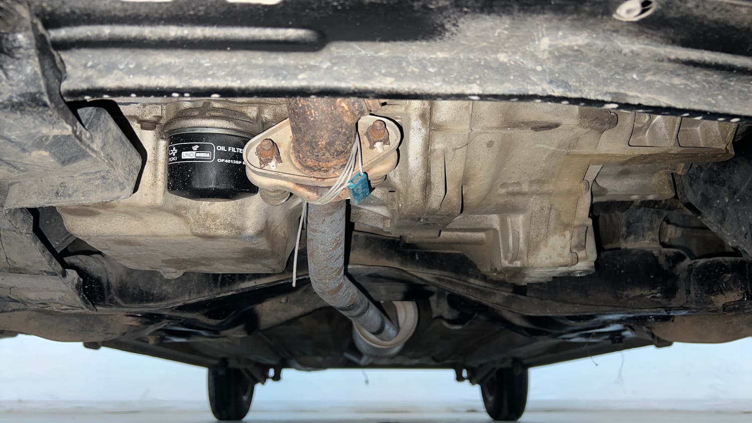 Used 2013 Maruti Suzuki A-Star ZXI Petrol Manual extra FRONT LEFT UNDERBODY VIEW