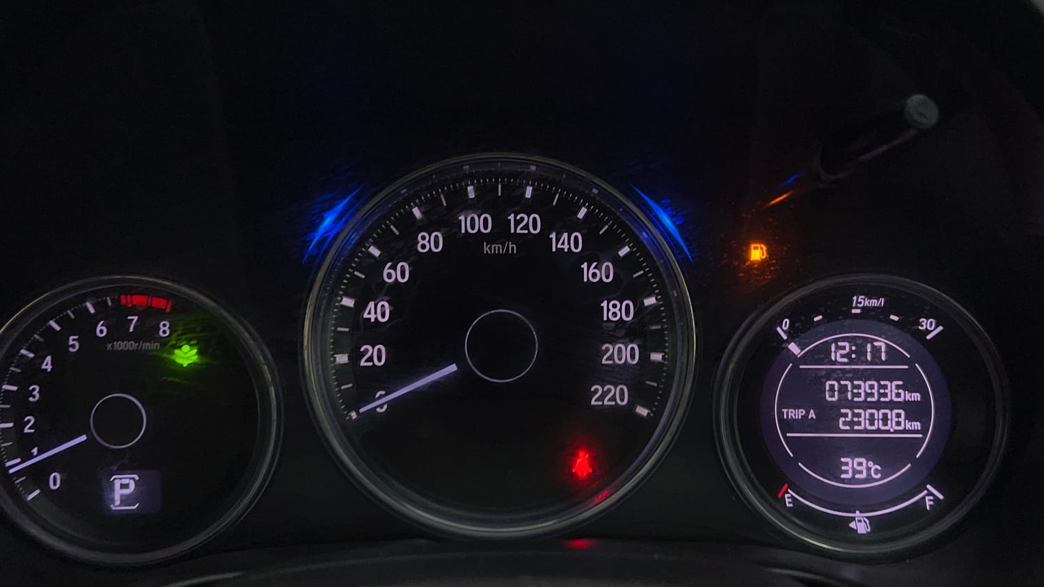 Used 2017 Honda City ZX CVT Petrol Petrol Automatic interior CLUSTERMETER VIEW