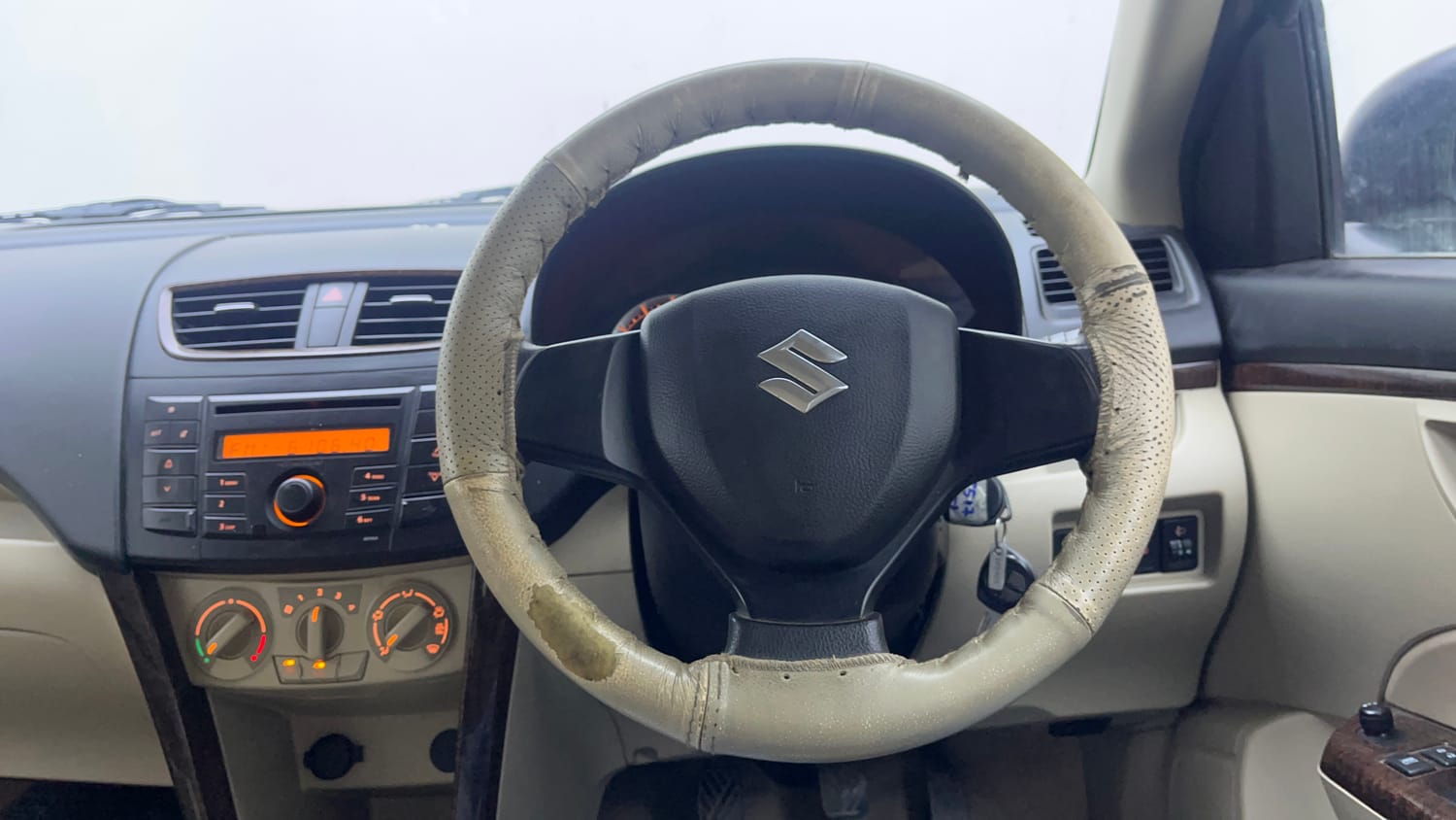 Used 2014 Maruti Suzuki Swift Dzire VXI Petrol Manual interior STEERING VIEW