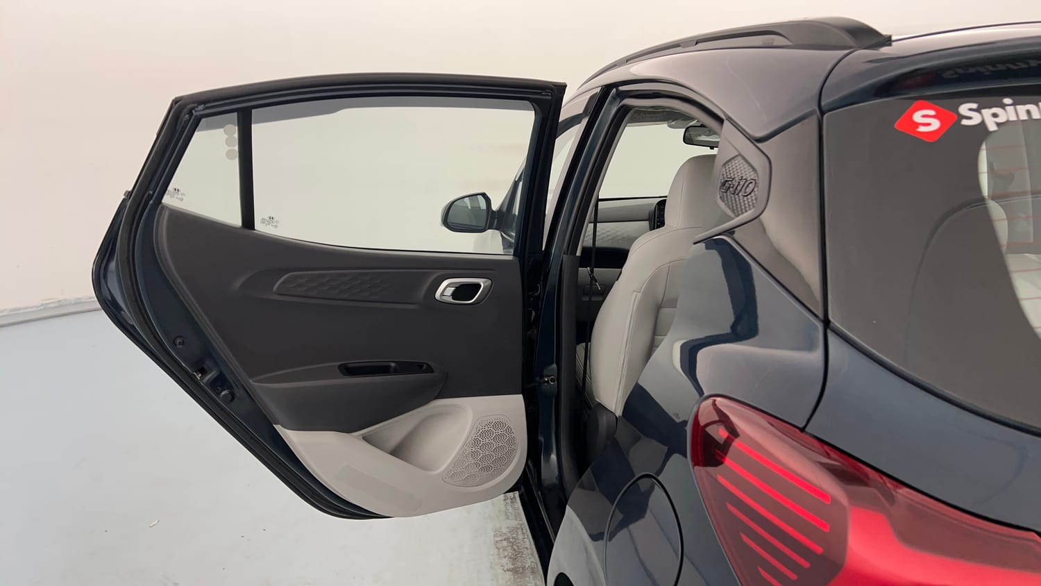 Used 2023 Hyundai Grand i10 Nios Sportz 1.2 Kappa VTVT Petrol Manual interior LEFT REAR DOOR OPEN VIEW