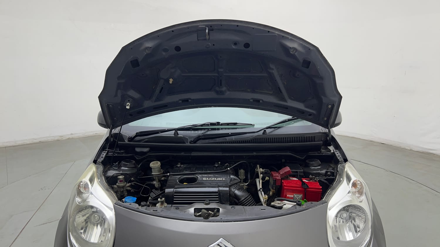 Used 2013 Maruti Suzuki A-Star ZXI Petrol Manual engine ENGINE & BONNET OPEN FRONT VIEW