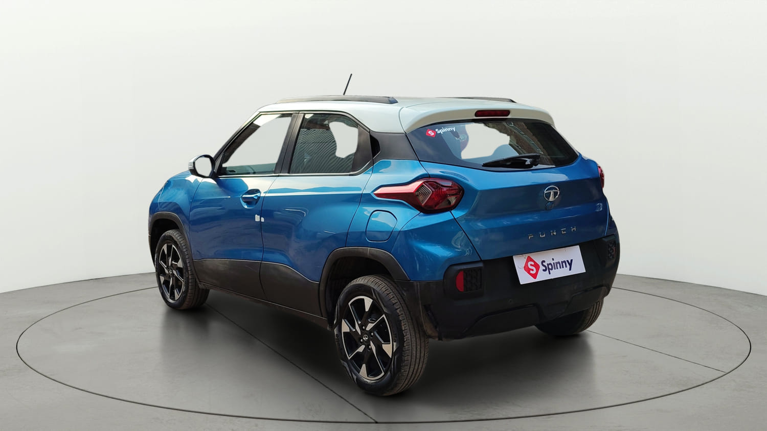 Used 2025 Tata Punch Creative Dual Tone Petrol Manual exterior LEFT REAR CORNER VIEW