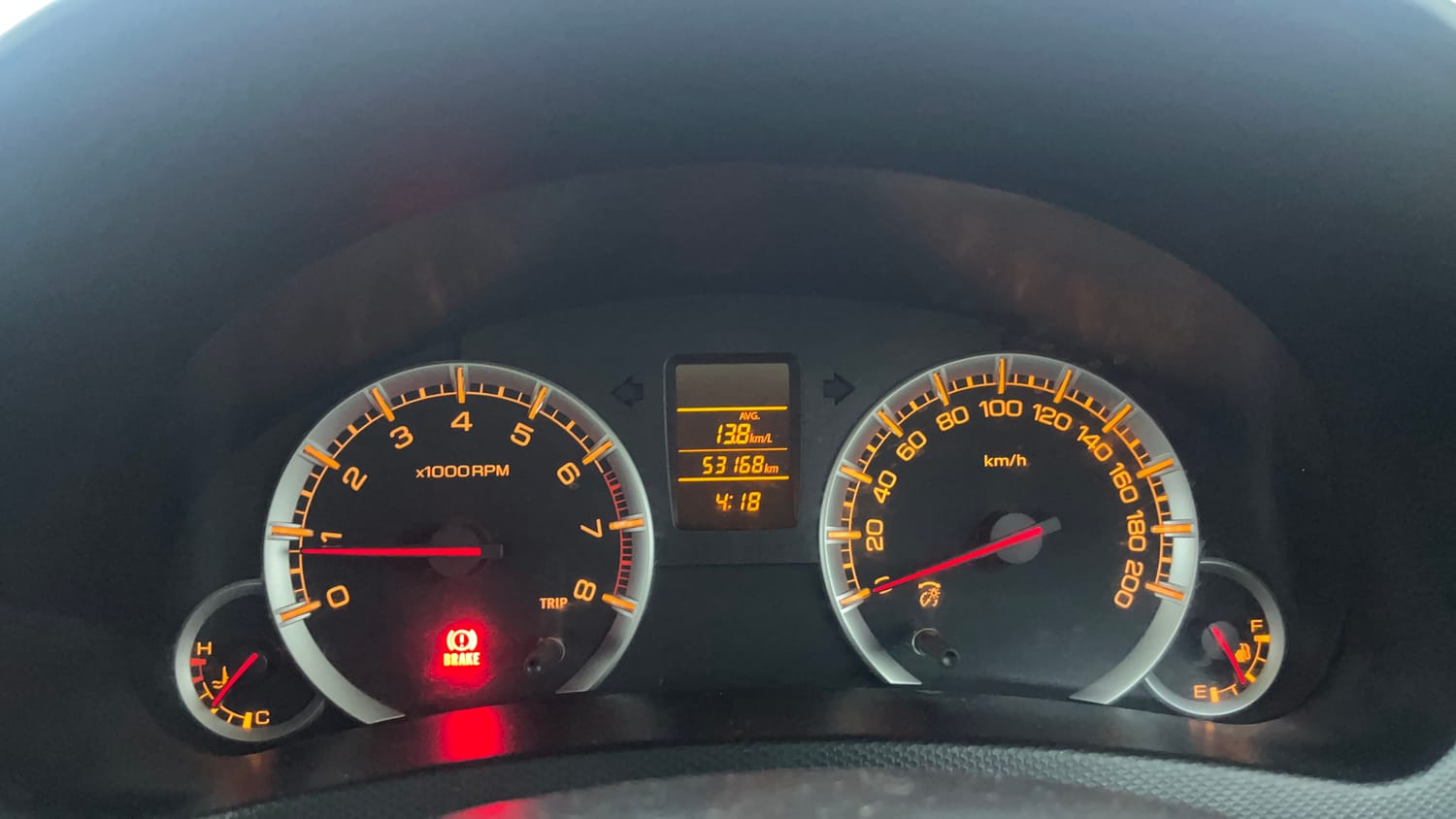 Used 2014 Maruti Suzuki Swift Dzire VXI Petrol Manual interior CLUSTERMETER VIEW
