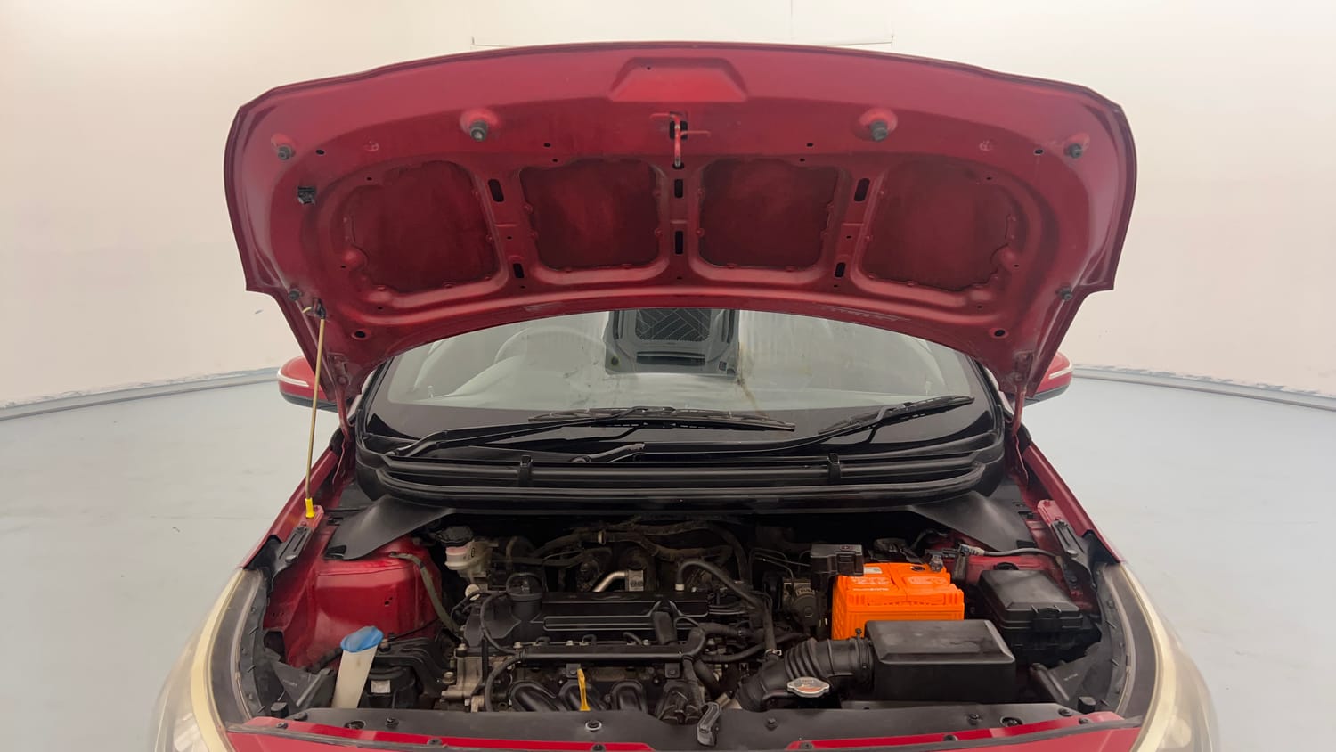 Used 2017 Hyundai Elite i20 Asta 1.2 Petrol Manual engine ENGINE & BONNET OPEN FRONT VIEW