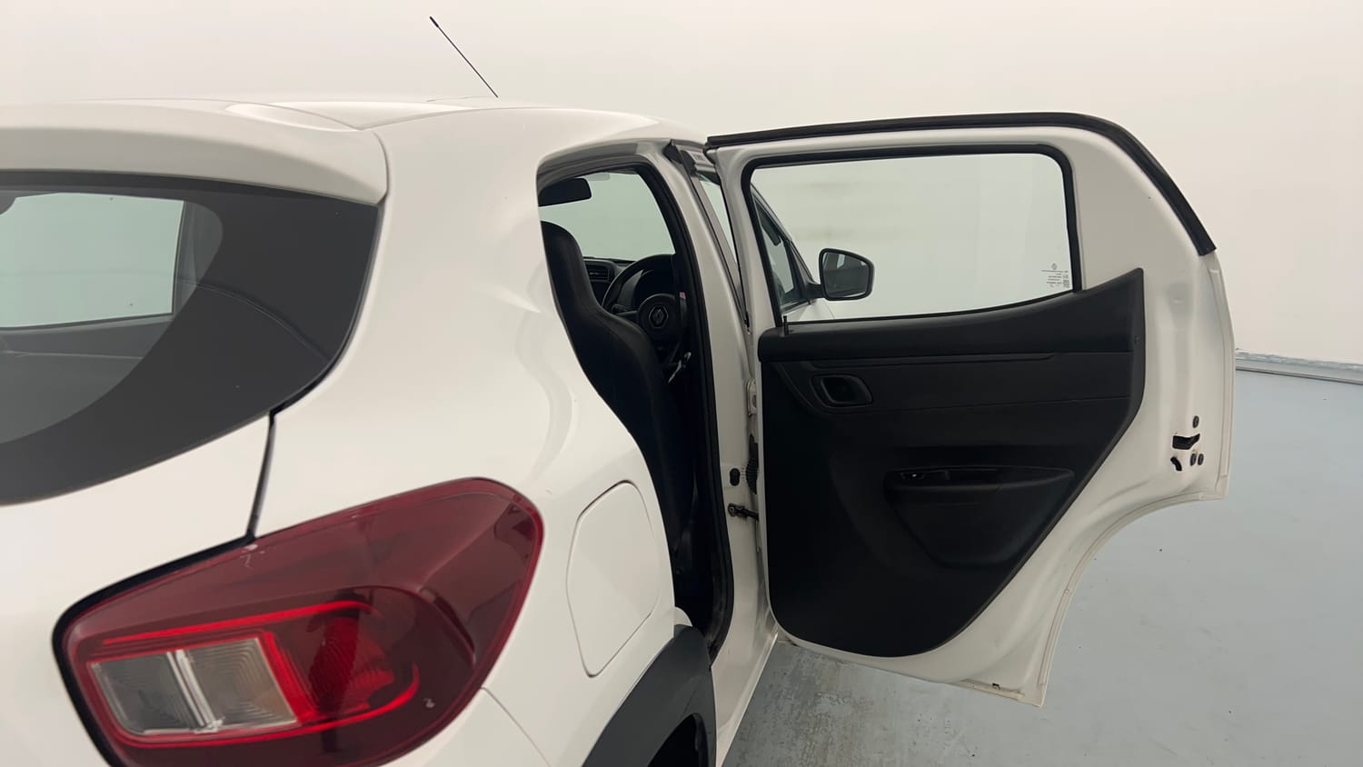 Used 2021 Renault Kwid RXT 1.0 Opt Petrol Manual interior RIGHT REAR DOOR OPEN VIEW