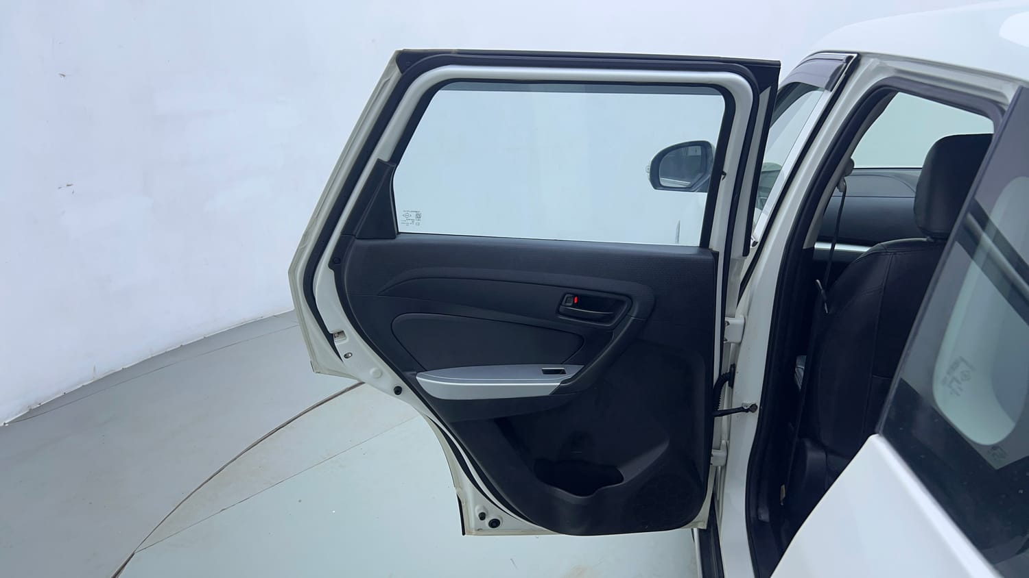Used 2021 maruti-suzuki Vitara Brezza LXi Petrol Manual interior LEFT REAR DOOR OPEN VIEW