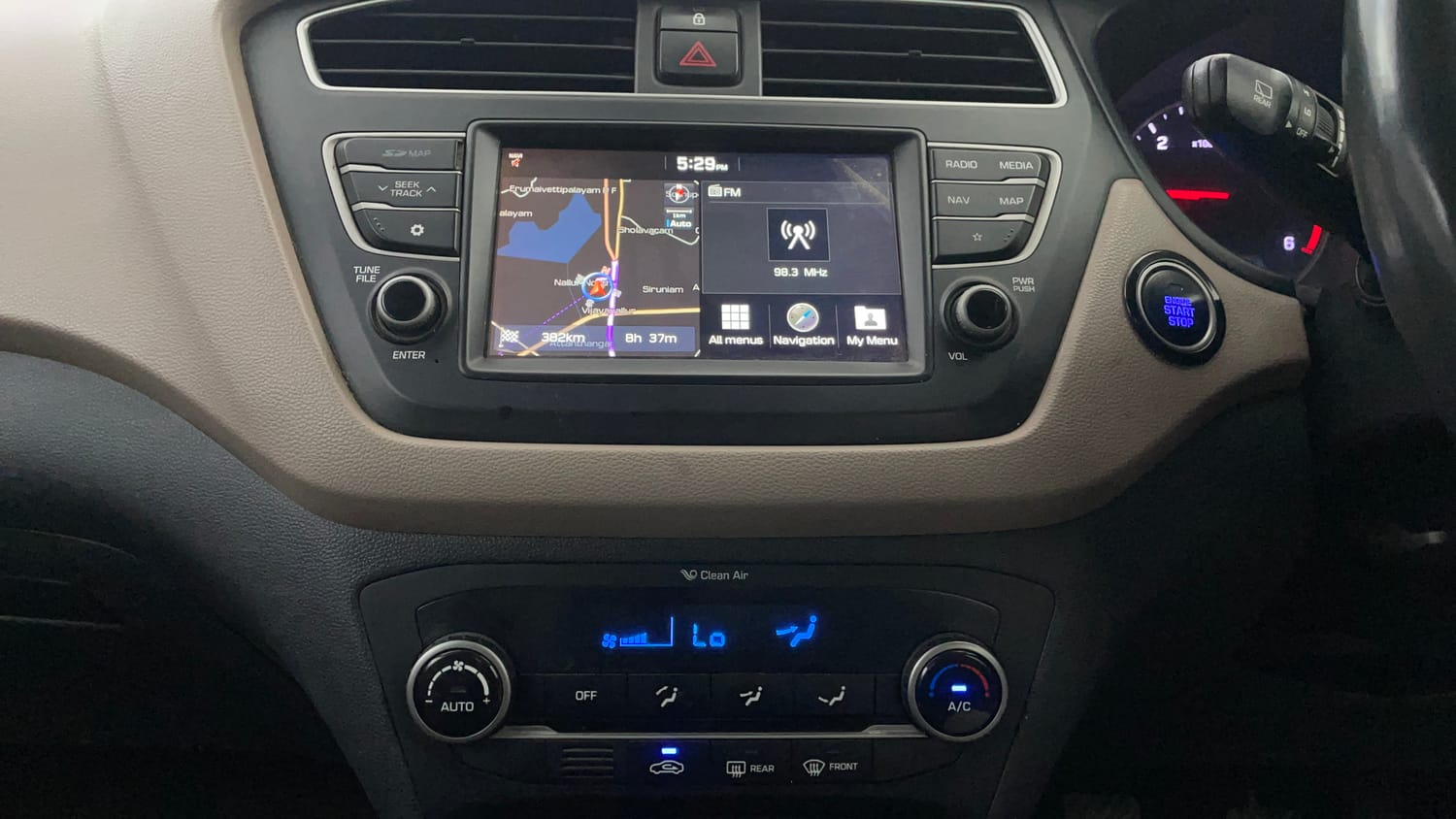 Used 2018 Hyundai Elite i20 Asta 1.4 CRDI Diesel Manual interior MUSIC SYSTEM & AC CONTROL VIEW